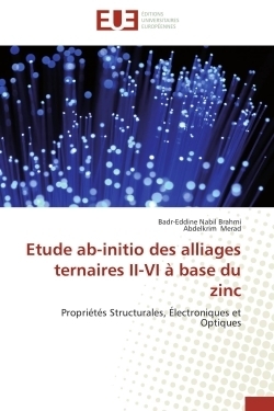 Etude ab-initio des alliages ternaires ii-vi à base du zinc - Image principale