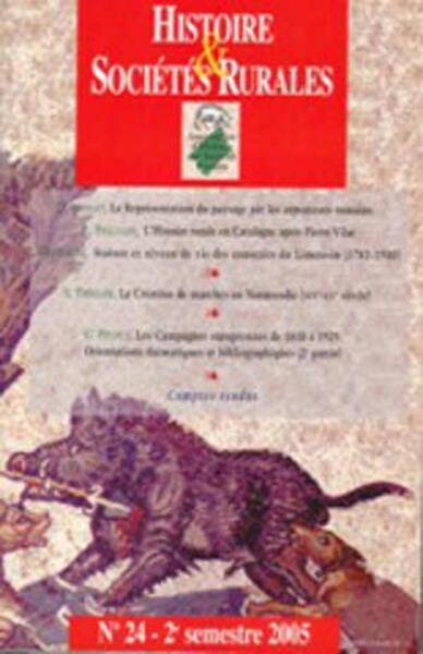 Histoire et societes rurales 24 - Image principale