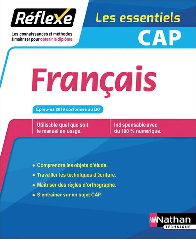Français - cap (réflexe - les essentiels) - eleve - 2019 - Image principale