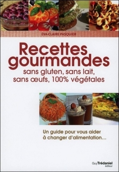 Recettes gourmandes sans gluten, sans lait, sans oeufs, 100% végétales - Image principale