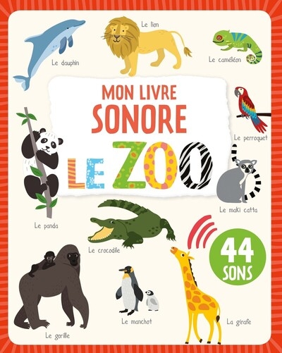 Mon livre sonore - le zoo ne - Image principale