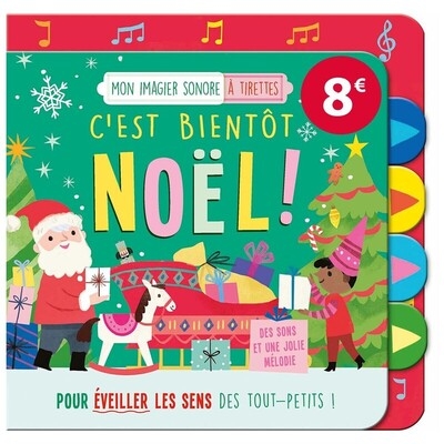 Mon imagier sonore a tirettes - c'est bientôt noël ! - Image principale