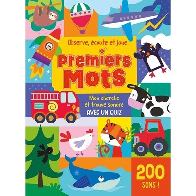 Premiers mots 200 sons - mon cherche et trouve sonore avec un quiz - Image principale