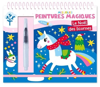 Mes jolies peintures magiques - le noel des licornes - Image principale