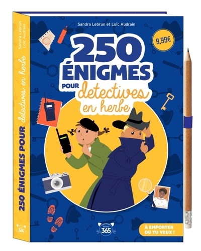 250 énigmes pour détectives en herbe - crayon offert - Image principale