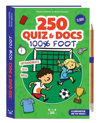 250 quiz et docs 100% foot - crayon offert - Image principale
