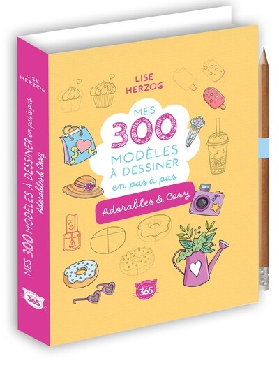 Mes 300 modèles à dessiner en pas à pas - adorables & cosy - Image principale