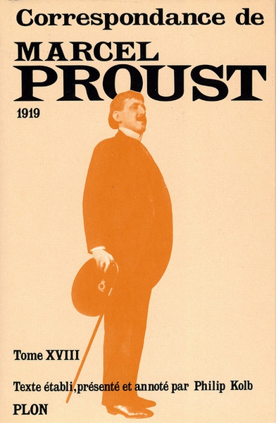 Marcel proust correspondance tome 18 - Image principale