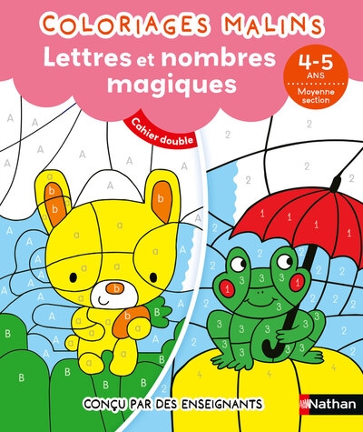 Coloriages malins duo lettres et nombres magiques ms - Image principale
