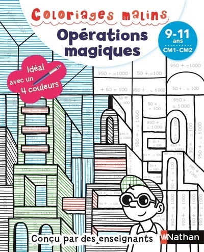 Coloriages malins - opérations magiques cm1-cm2 - Image principale