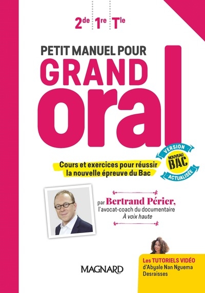 Petit manuel pour grand oral (2020) - manuel élève - Image principale