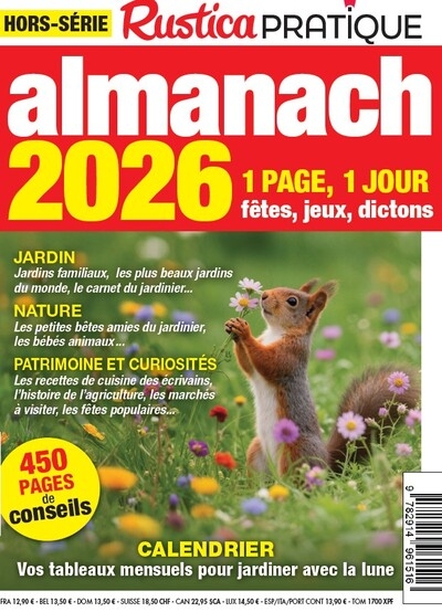 Almanach rustica 2026 - Image principale