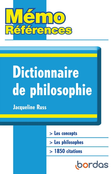 Mémo références - dictionnaire de philosophie - Image principale