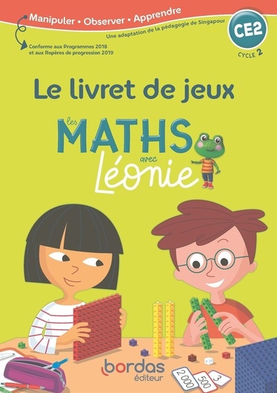 Les maths avec léonie ce2 2020 livret de jeux - Image principale