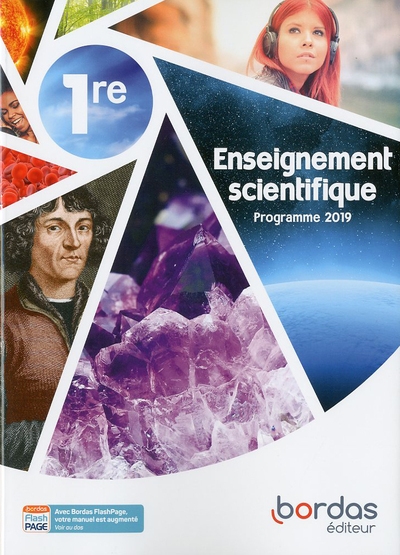 Enseignement scientifique 1re 2019 manuel - Image principale