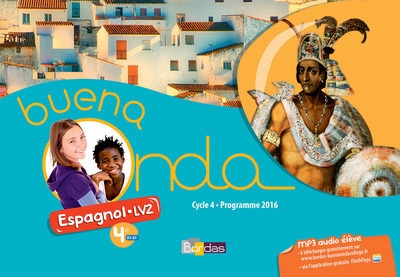 Buena onda collège espagnol lv2 4e 2017 manuel de l'élève - Image principale