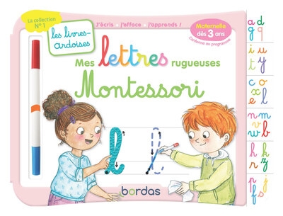 Les livres-ardoises - mes lettres rugueuses montessori - Image principale