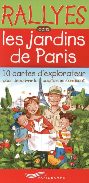 Rallyes dans les jardins parisiens - boite 10 cartes d'explorateur pour découvrir la capitale - Image principale