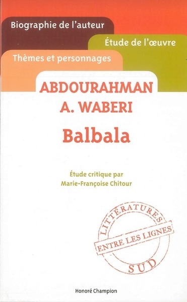 Balbala. abdourahman a.waberi - Image principale