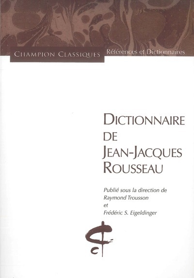 Dictionnaire de jean-jacques rousseau - Image principale