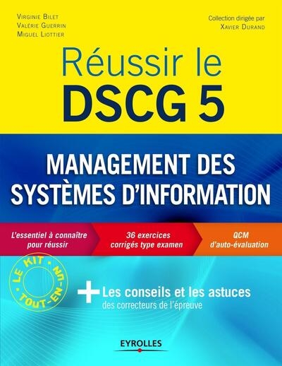 Réussir le dscg 5 - management des systèmes d'information - Image principale