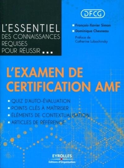 L'essentiel des connaissances requises pour réussir... l'examen de certification amf - Image principale