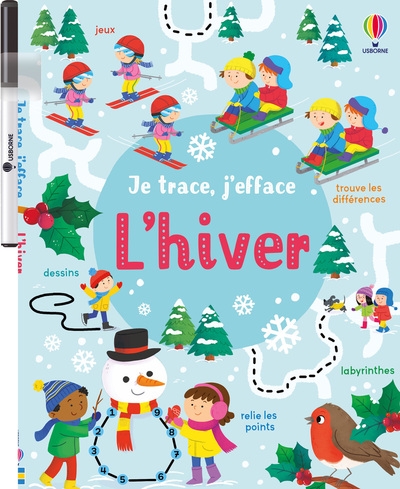 L'hiver - je trace, j'efface - dès 3 ans - Image principale