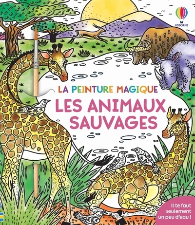 Les animaux sauvages - la peinture magique - dès 5 ans - Image principale