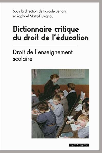 Dictionnaire critique du droit de l'éducation - Image principale