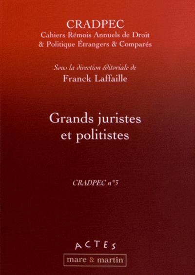 Grands juristes et politistes - cradpec n°3 - Image principale