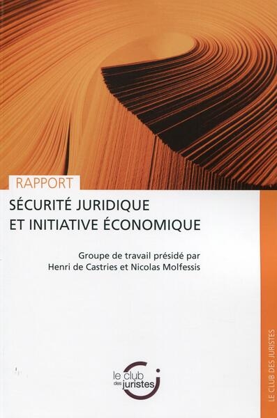 Sécurité juridique et initiative économique - Image principale