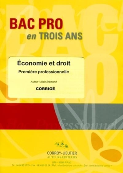 Economie et droit - corrigé - Image principale