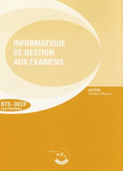 L'informatique de gestion aux examens - pochette - Image principale
