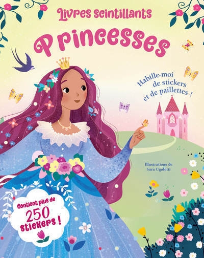 Livres scintillants princesses - habille-moi de stickers et de paillettes ! - Image principale