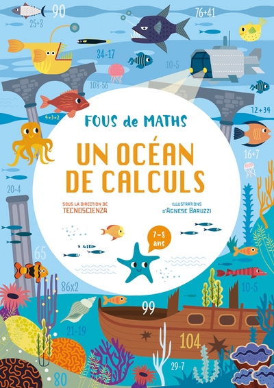 Cahier un océan de calculs - fous de maths - Image principale
