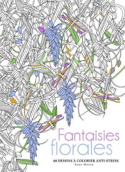 Fantaisies florales - 60 dessins à colorier - Image principale