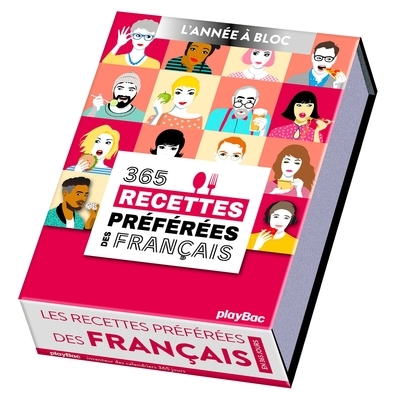Calendrier 365 recettes préférées des français - l'année à bloc - Image principale