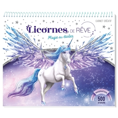 Licornes de rêve - carnet créatif - magie des étoiles nouvelle édition - Image principale