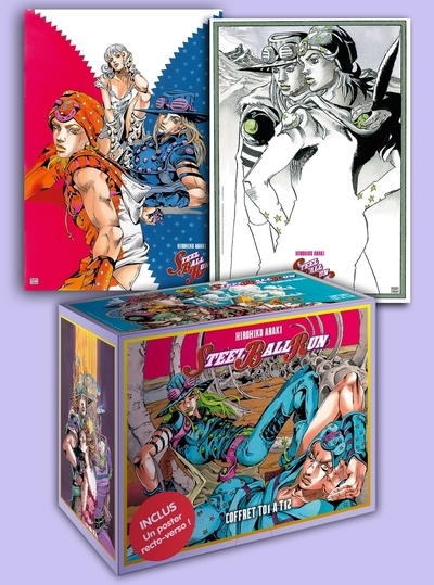 Jojo's - steel ball run - coffret t01 à t12 - Image principale