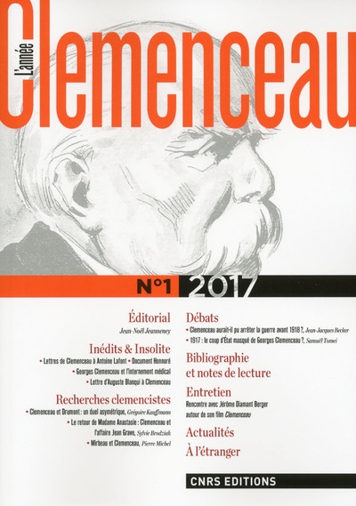 L'année clémenceau - numéro 1 2017 - Image principale