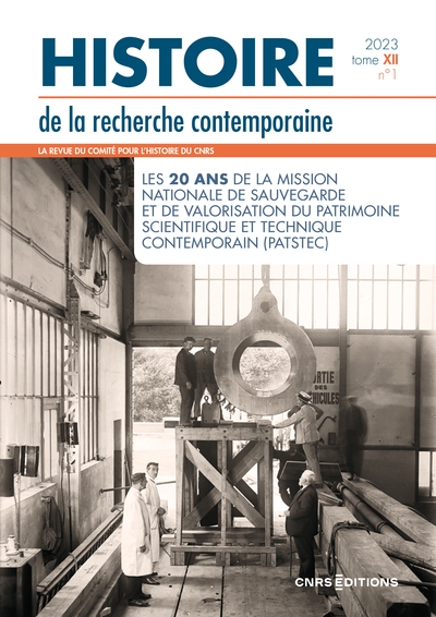 Histoire de la recherche contemporaine 2023 tome xii n°1 - Image principale
