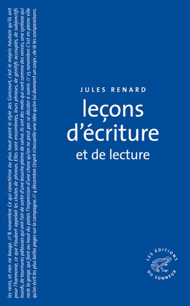 Leçons d'écriture et de lecture - Image principale