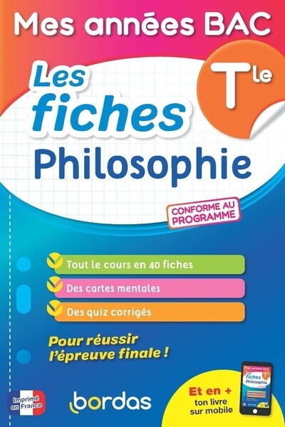 Mes années bac - les fiches philosophie tle - Image principale