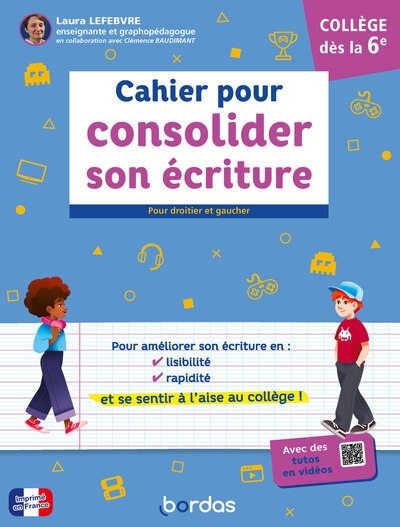 Cahier pour consolider son écriture collège dès la 6e - Image principale