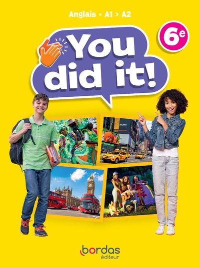 You did it! - anglais 6e - 2023 - manuel - élève - Image principale