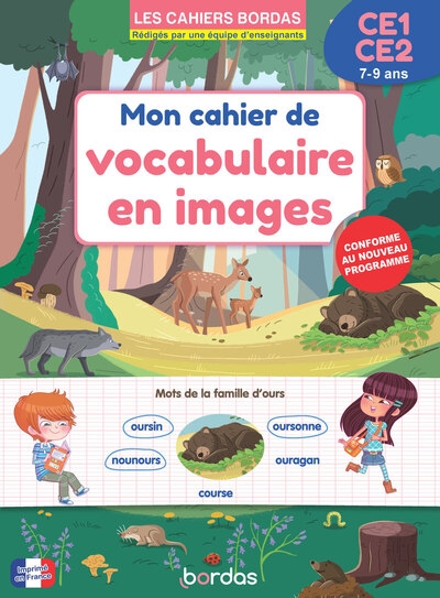 Mon cahier de vocabulaire en images ce1-ce2 - Image principale