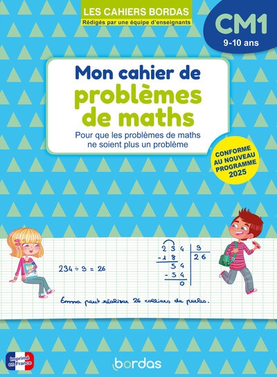 Mon cahier de problèmes de maths cm1 - Image principale