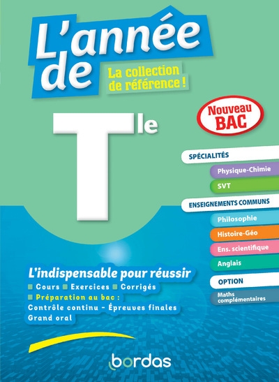 L'année de tle spécialités physique-chimie + svt - Image principale