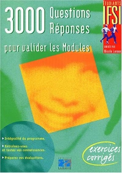 3000 questions reponses pour valider les modules - Image principale