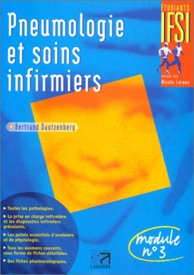Pneumologie et soins infirmiers 1ere edition - Image principale
